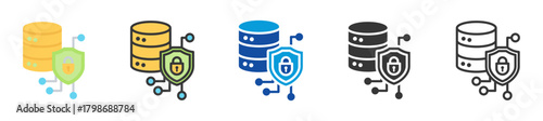 encryption icon set multi style various collection