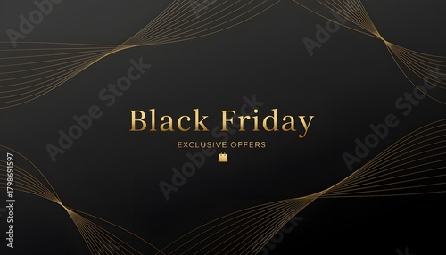 Shop exclusive Black Friday deals with luxurious gold accents and modern design now online