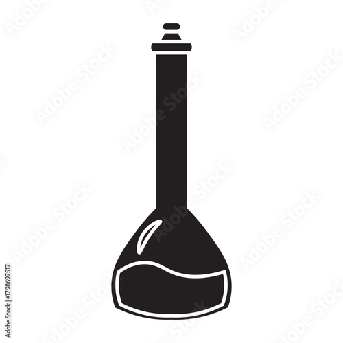laboratory flask glyph icon