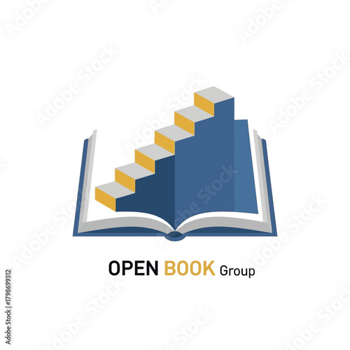 Open Book Group logo representing knowledge and growth through education and learning.