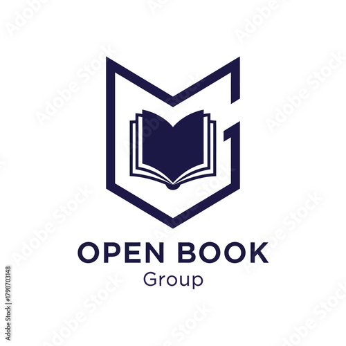 Open Book Group logo with a stylized G shield icon.