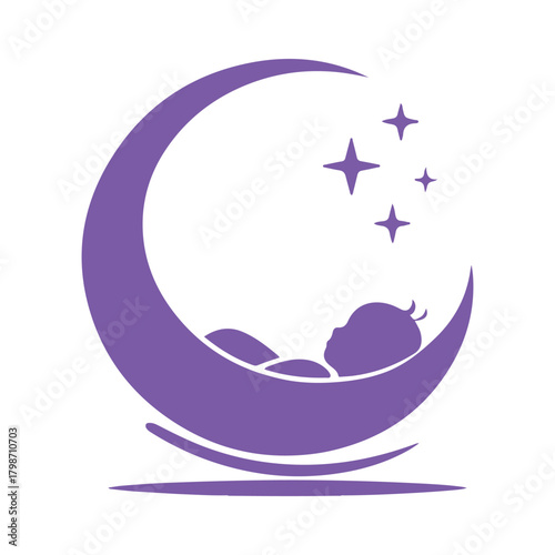 World Prematurity Day awareness illustration set with purple ribbon, baby care, family support, hope and neonatal symbols vector