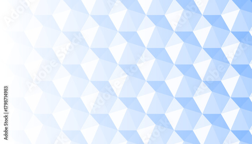 Blue Geometric Polygon Abstract Background Design