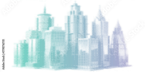 City building skyscraper abstract modern design for wallpaper, cover, banner.