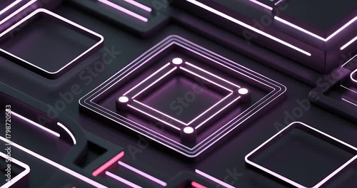 Wallpaper Mural Futuristic CPU Processor With Glowing Blue Circuit Lines, High Tech Semiconductor Microchip On Motherboard, Modern Digital Electronics Background For AI Computing, Innovation And Technology Concepts Torontodigital.ca