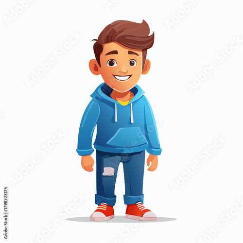 cartoon builder with a wrench