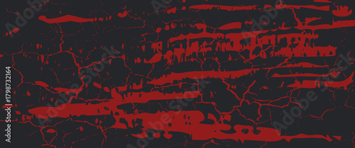 Background, contrast red and black color abstract template for business design. Technology style. You can use it for advertising, sports posters, templates, business presentations. Vector illustration