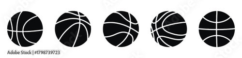 basketball, ball, sport, game, athletic, equipment, black, silhouette, pattern, lines, graphic, design, isolated, white background, vector, illustration, round, sphere, sports equipment, team sport, c