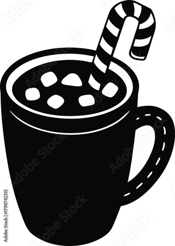 a cozy cup of hot chocolate with marshmallows and (2).eps