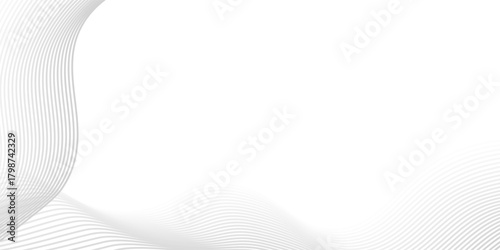 Abstract wave element for design. Digital frequency track equalizer. Stylized line art background. Vector illustration. Wave with lines created using blend tool.