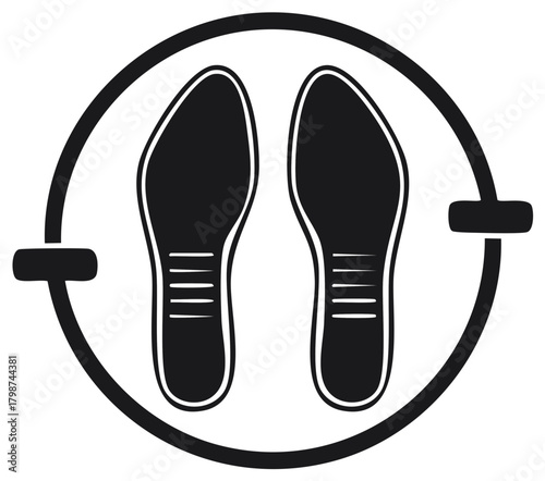 Footprint Analysis Scan System Diagnostic Evaluation Indicator Sign