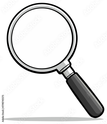 Magnifying glass tool for detailed inspection and discovery