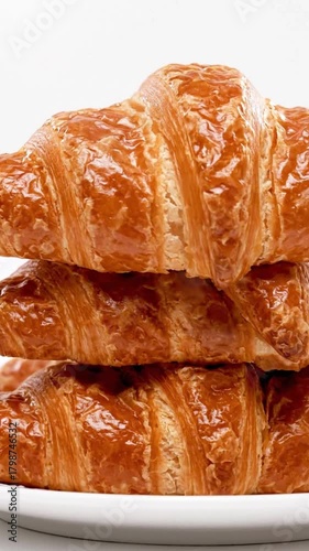 croissant on a white background