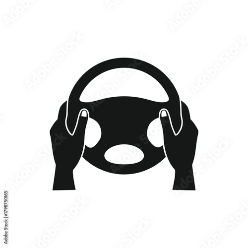 icon, sides, category:, graphic, road, description:, wrapped, space., circular, wheel., positioned, car, hands, manual, automobile, itself, wheel, black, transportation, object, fingers, symbol, open