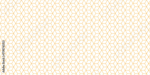 Futuristic hexagon pattern vector cube design. Cubic concept design abstract technology background.	