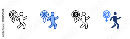 Low Cost icon set multiple style collection