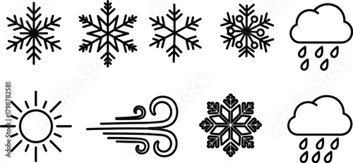 Weather icon set
