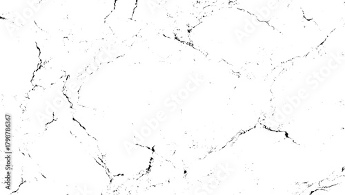 White distressed grunge texture with detailed cracks abstract pattern design isolated on transparent background, Vector, illustration. 