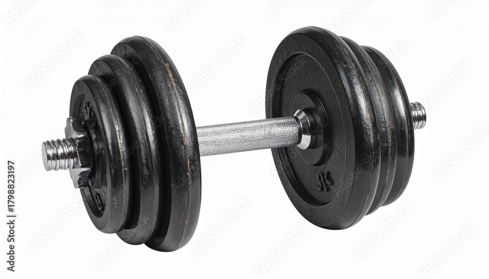 Fototapeta premium 使い込まれた重量感あるダンベル2