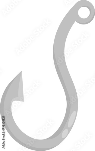 Fishing Gear and Equipment Flat Vector Icons