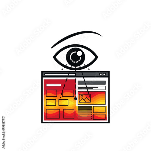 Enhance user experience with eye tracking for intuitive website design, focusing on usability and visual hierarchy for modern digital interfaces