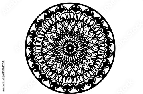 Ornate Floral Mandala Pattern