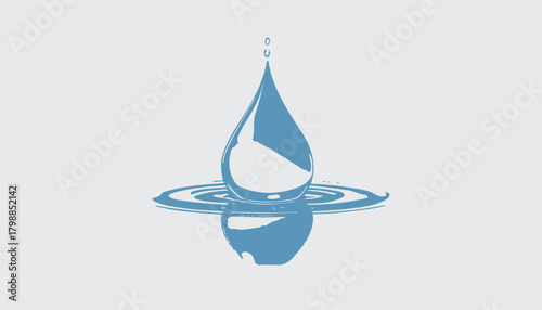water drop vector illustration