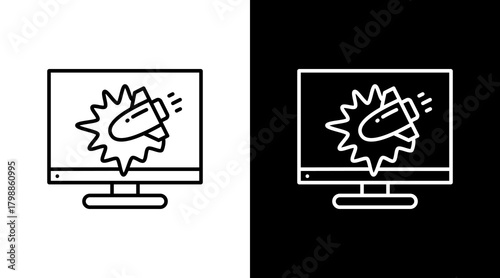 Ddos White Icon Set Design