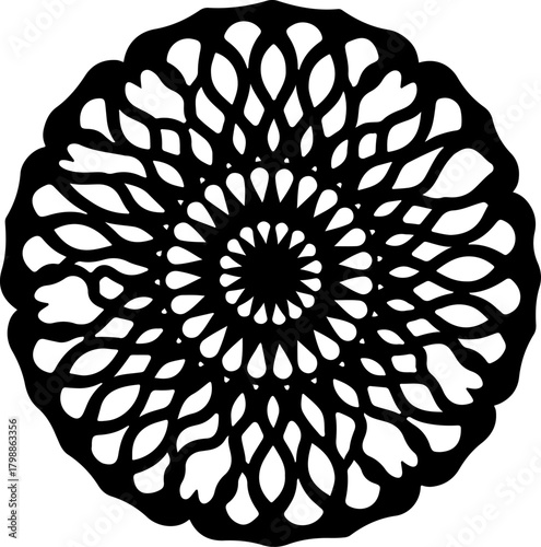 Intricate Ornamental Mandala Pattern