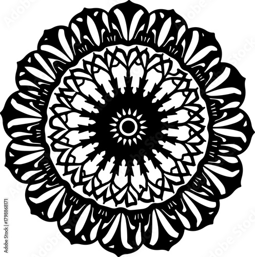 Elegant Floral Mandala Pattern