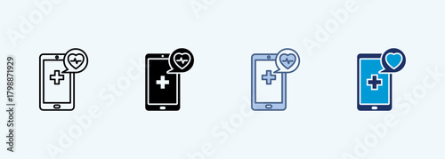 mobile healthcare  Multiple StyleIcon