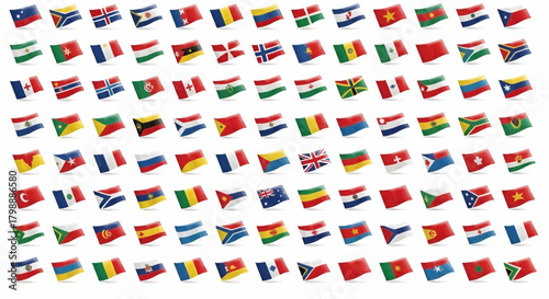 World Flags Collection – International Country Flag Set