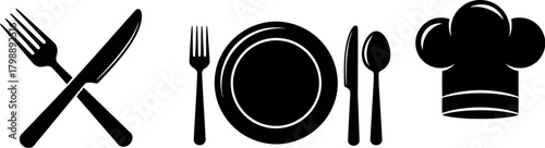 Culinary Delight A Chef's Table Setting with Essential Utensils