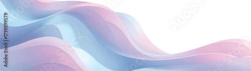 Soft futuristic gradient lines flowing diagonally in a calm pastel palette, with smooth curves and layered depth