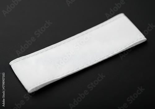 White headband isolated on white background, a sporty accessory for exercise