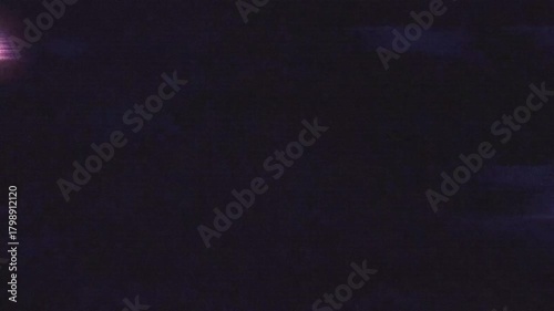 The graphic error effect in the black background.