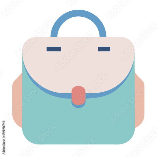 Japanese minimal style baby school bag clean soft.