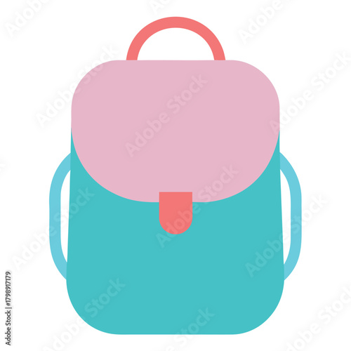 Simple smooth baby school bag silhouette barely t (1).