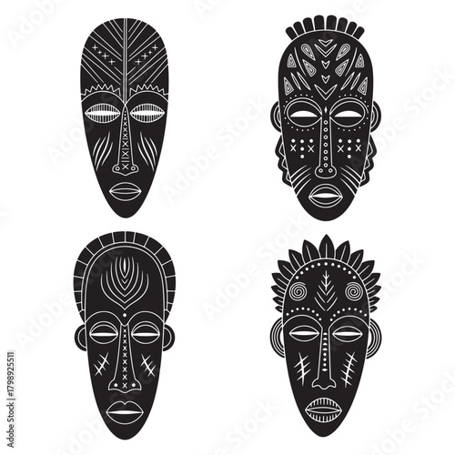 African masks cultural symbols tribal art collection