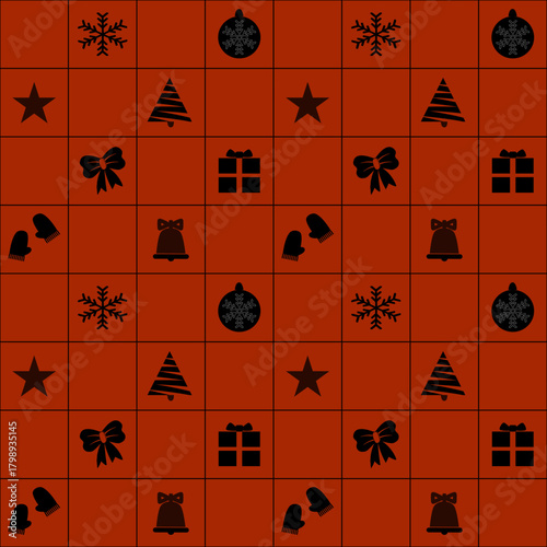 Christmas seamless pattern