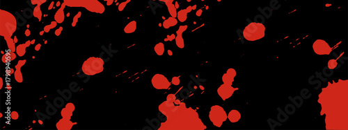 Background with blood splatter texture. Halloween or crime scene concept design.