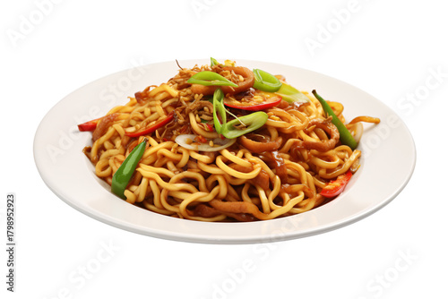  Bami Fried on a plate