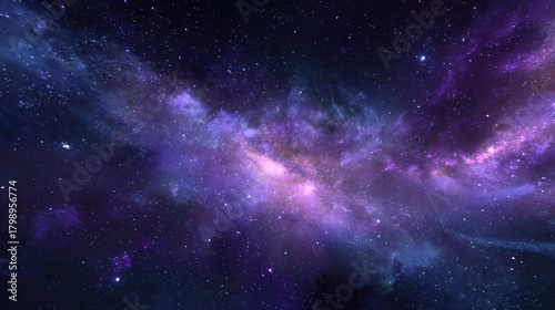 Explore the vast beauty of stars and galaxies in a seamless loop of outer space, showcasing the night sky and the magnificence of the universe