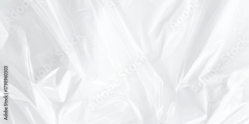 white paper texture with folded crumbled paper, curved and curly paper texture white background, white crumbled and scratched paper banner background with empty space.