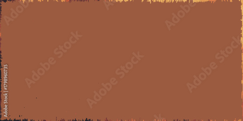 Abstract textured background with a distressed rough border in warm earthy tones