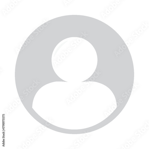 User vector icon in solid style