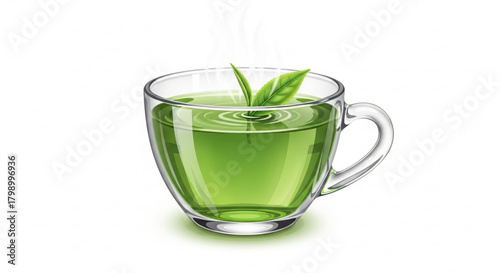 Green tea in cup