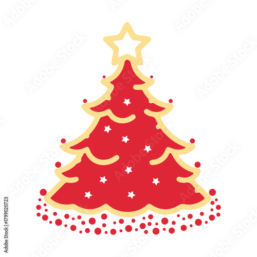 merry christmass, christmass characters for decoration of xmas holidays, collection of christmas icons, happy new year. Vector illustration