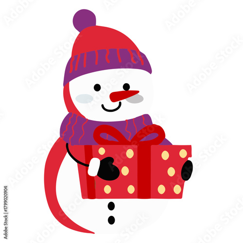 merry christmass, christmass characters for decoration of xmas holidays, collection of christmas icons, happy new year. Vector illustration