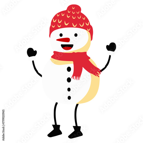 merry christmass, christmass characters for decoration of xmas holidays, collection of christmas icons, happy new year. Vector illustration